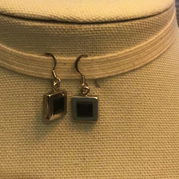 Vintage Sterling Silver Necklace and Earring Set - Picture 2 of 7